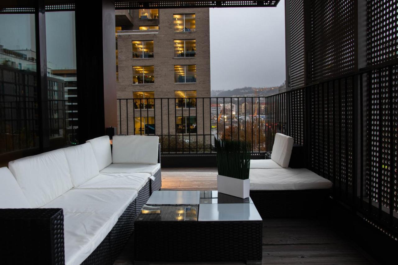 Spacious Modern 3Br Apartment At Central Oslo Barcode Luaran gambar