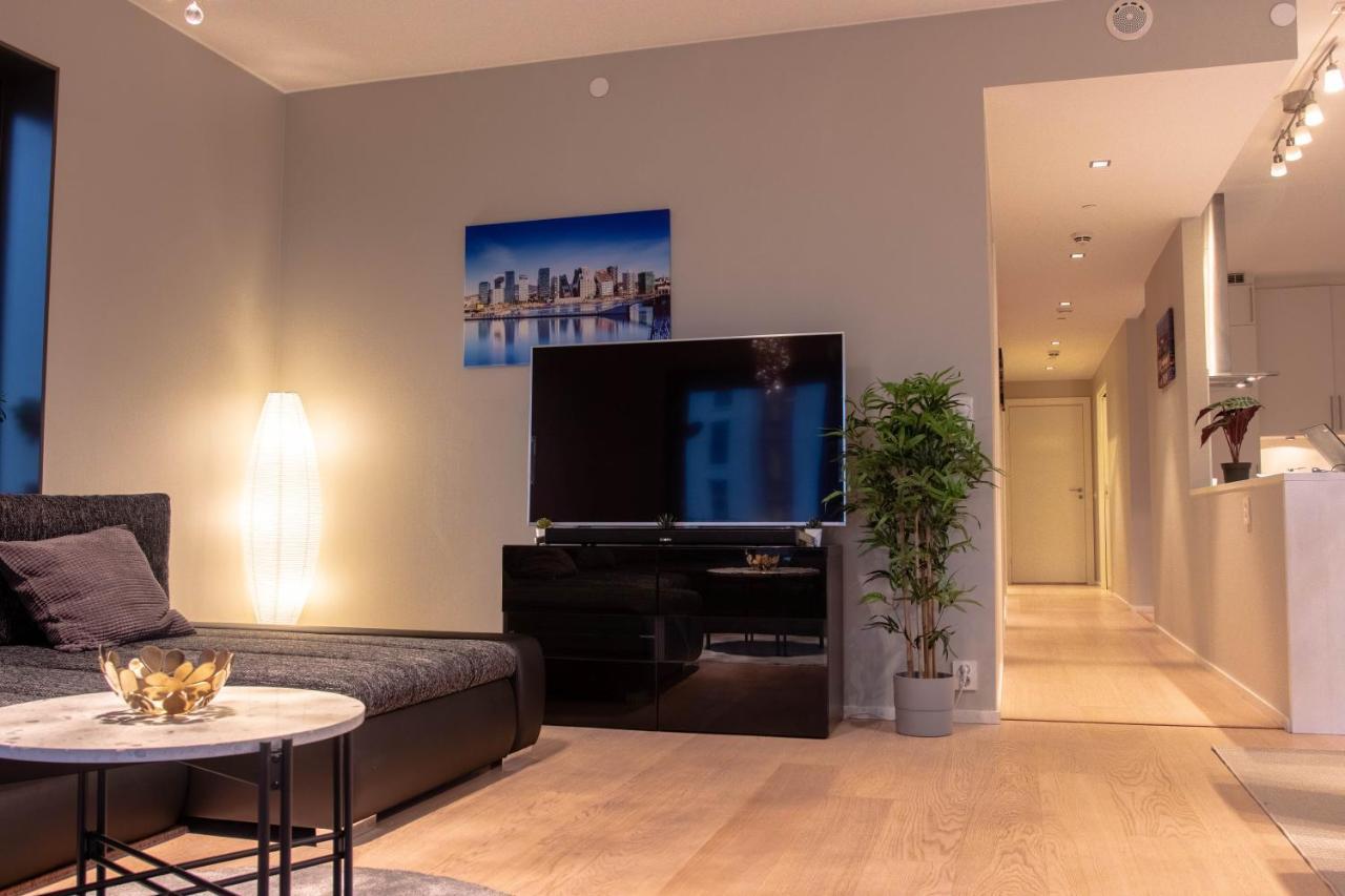Spacious Modern 3Br Apartment At Central Oslo Barcode Luaran gambar