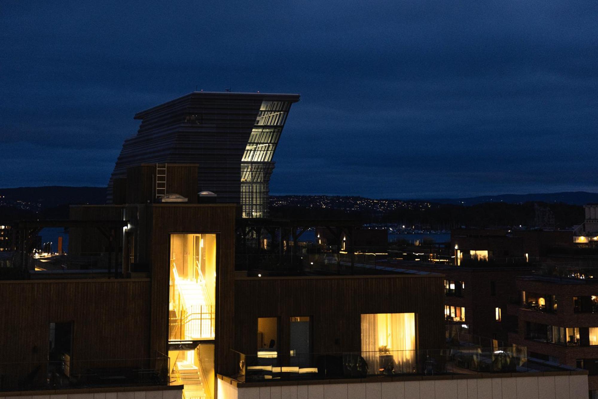 Spacious Modern 3Br Apartment At Central Oslo Barcode Luaran gambar
